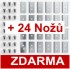ZDARMA 24 nožů