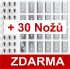 ZDARMA 30 nožů