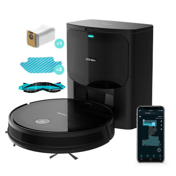 Robotický vysavač 4v1 Conga 2499 Ultra Home Titanium (1)