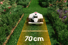 LUBA 3 AWD 5000 LiDAR+Vision+RTK robotická sekačka - 5000m2, sklon až 80%, Wifi/Bluetooth, + 4G- 3roky ZDARMA, + 6let iNavi ZDARMA (19)