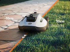 YUKA mini 2 1000 LiDAR+Vision robotická sekačka - 1000m2, sklon až 45%, Wifi/Bluetooth (6)
