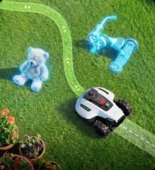 YUKA mini 2 1000 LiDAR+Vision robotická sekačka - 1000m2, sklon až 45%, Wifi/Bluetooth (11)