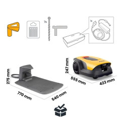A 6V Vista+GPS-RTK robotická sekačka - 600m2, sklon až 45%, Bluetooth + data na 10 roků ZDARMA (11)