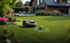 Roborock RockMow S108 robotická sekačka - do 800m2, sklon až 45%, IA mapování, vyhýbání překážkám pomocí systému vidění dvou kamer (7)